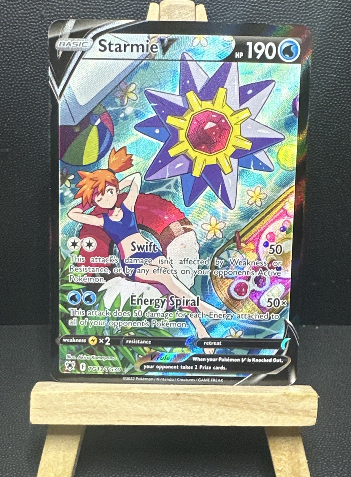 Starmie V TG13/TG30 Swsh10: Astral Radiance Trainer Gallery Holo come nuovo
