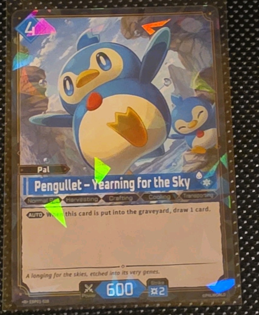 Pengullet - Desiderio al Cielo Palworld TCG EBP01-028 "R" Carta Rarità