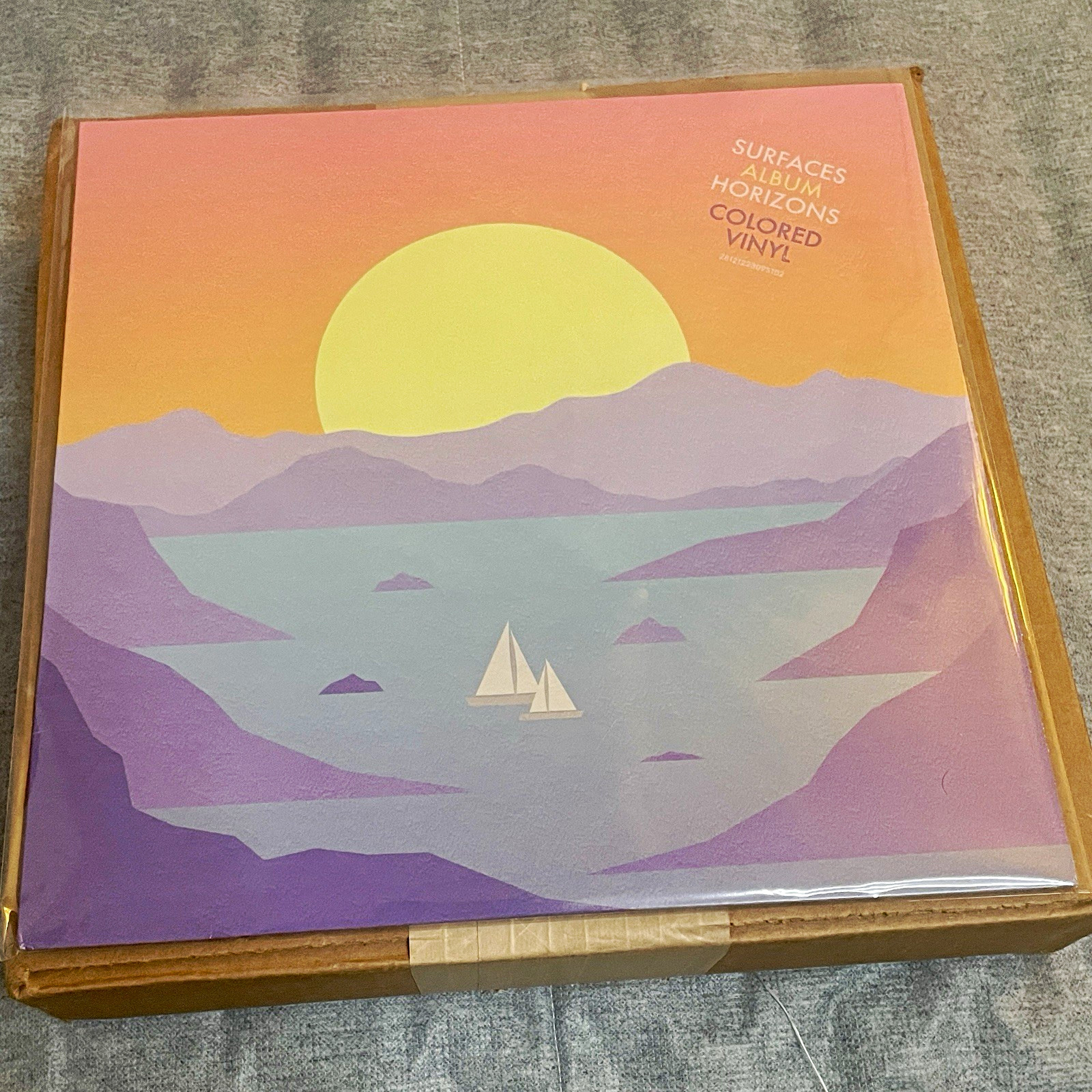 Surfaces Horizons Ten Thousand Projects 12" LP Yellow Colored Vinyl Record