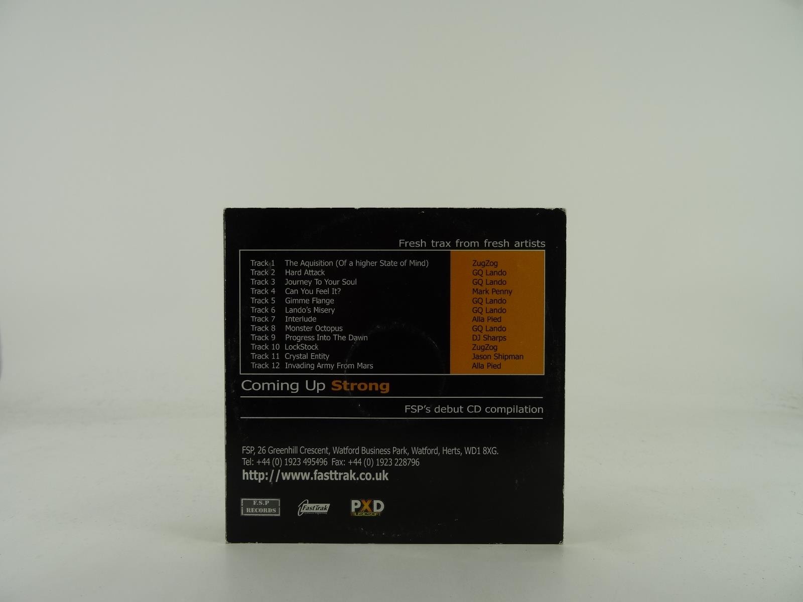 VARIOUS ARTISTS COMING UP STRONG (368) 12 Track Promo CD Album including Card Sl