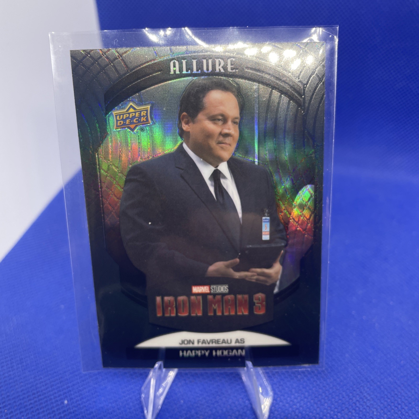 2022 Upper Deck Marvel Allure Black Rainbow Happy Hogan Jon Favreau #21