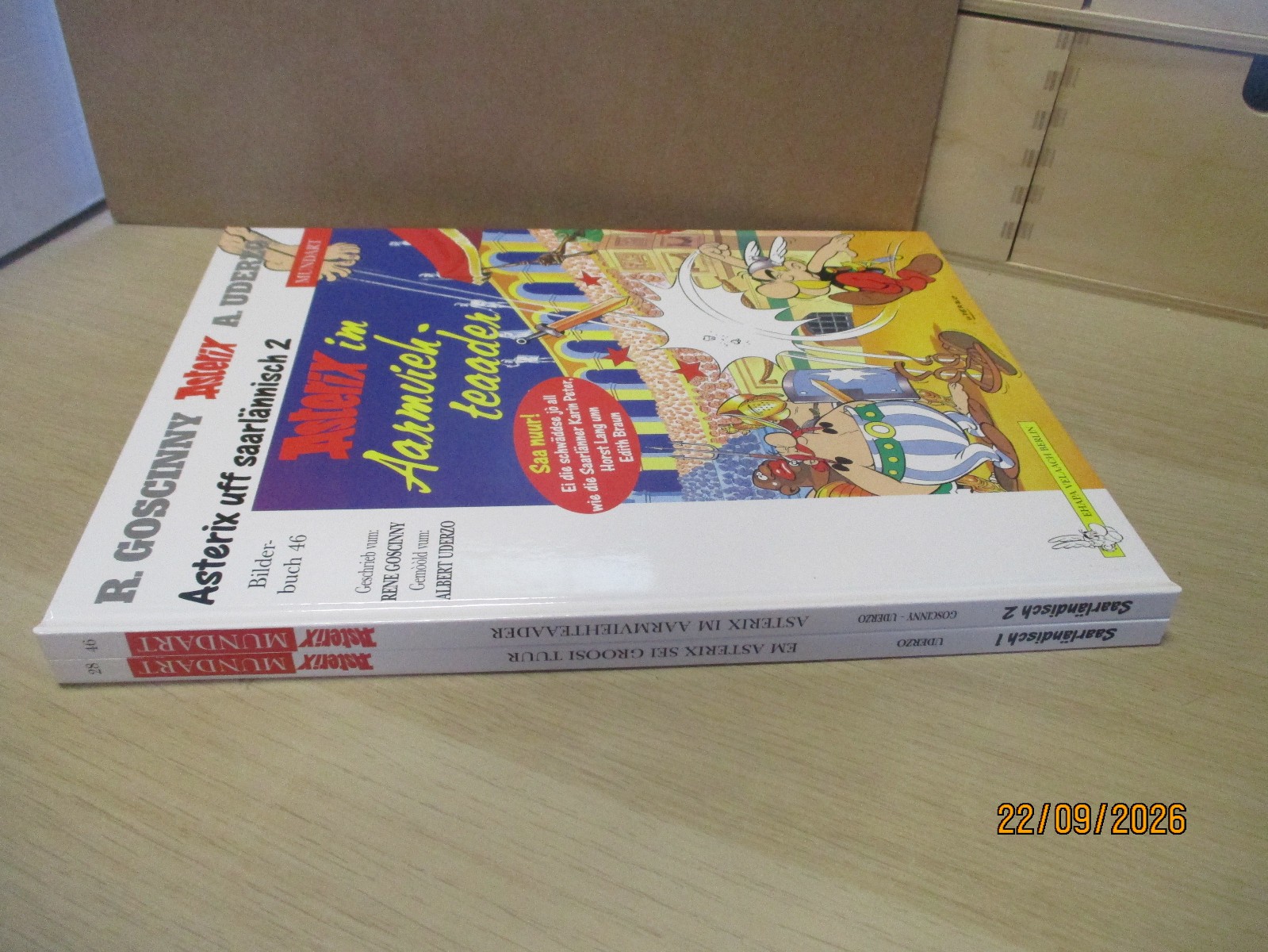 Asterix Mundart Saarlännisch volume # 1 2 da archivio Ehapa 1. Edizione