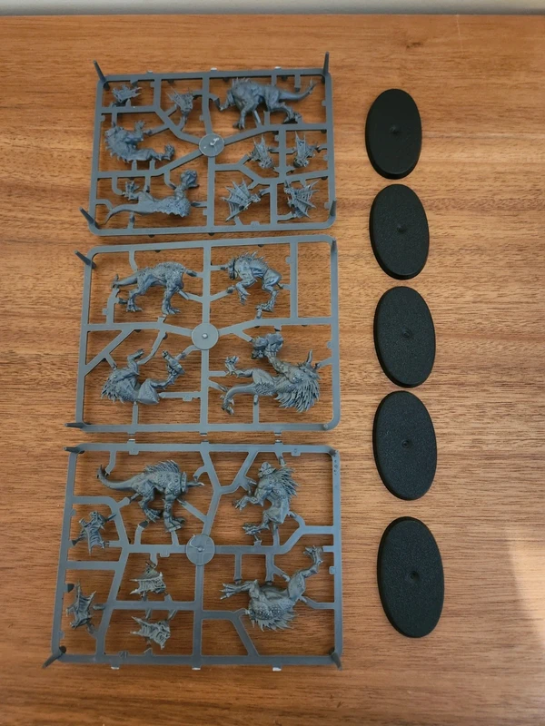 5 molosses de Khorne warhammer