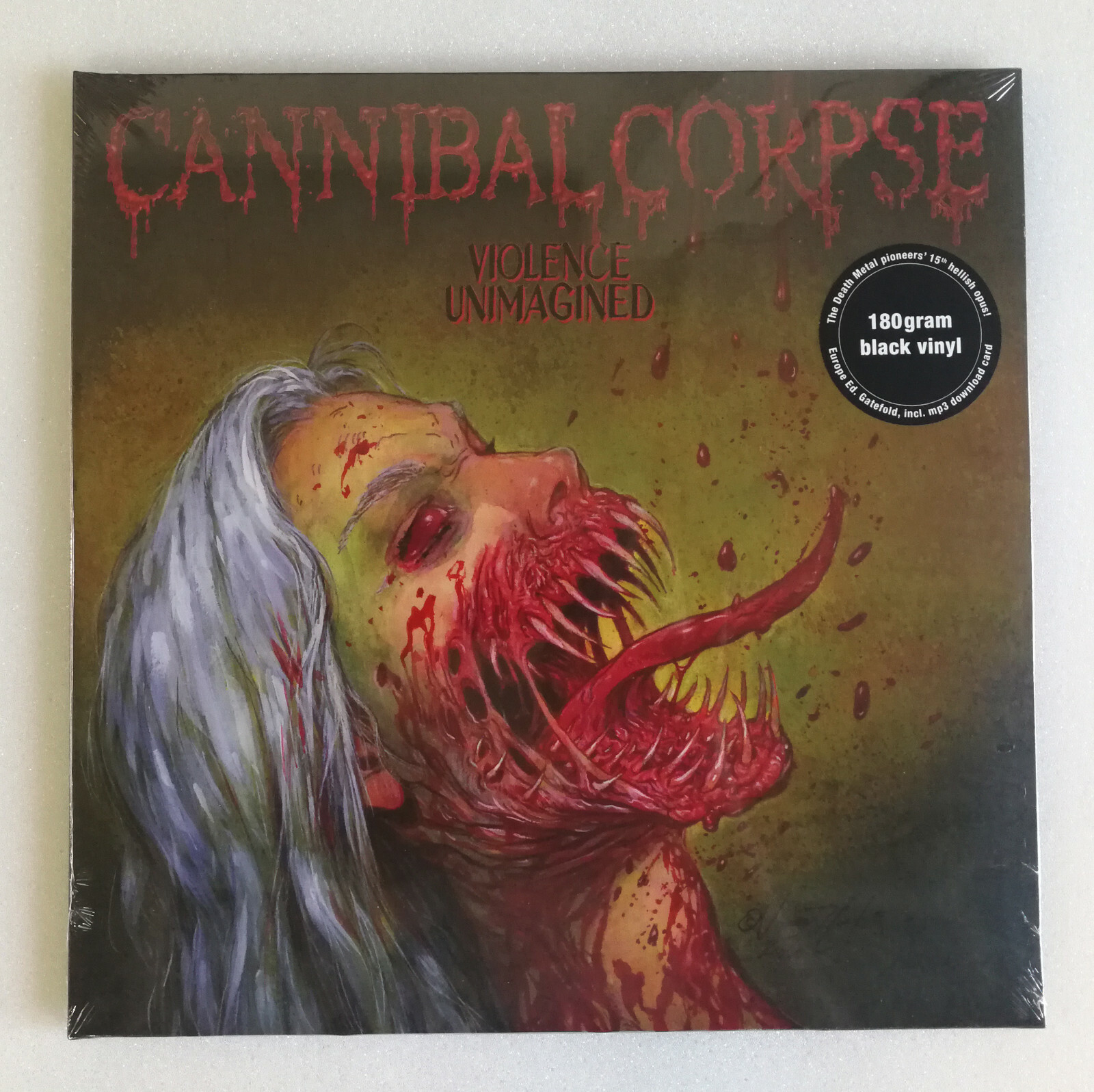 12" LP Cannibal Corpse Violence Unimagined 180g Vinile Nero - BE157