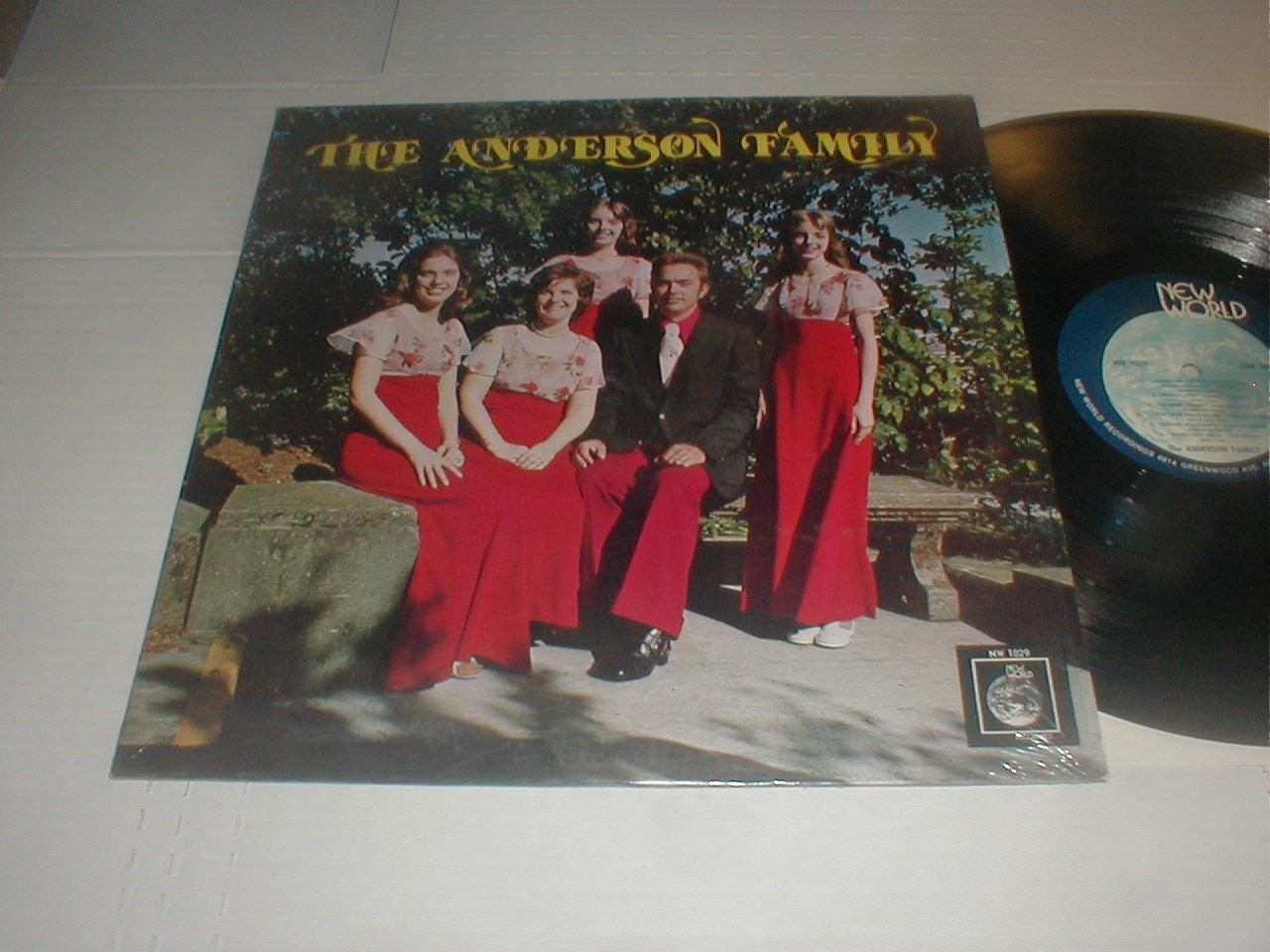 Anderson Family Private LP SHRINK 70's Seattle Female Xian Gospel BUD TUTMARC