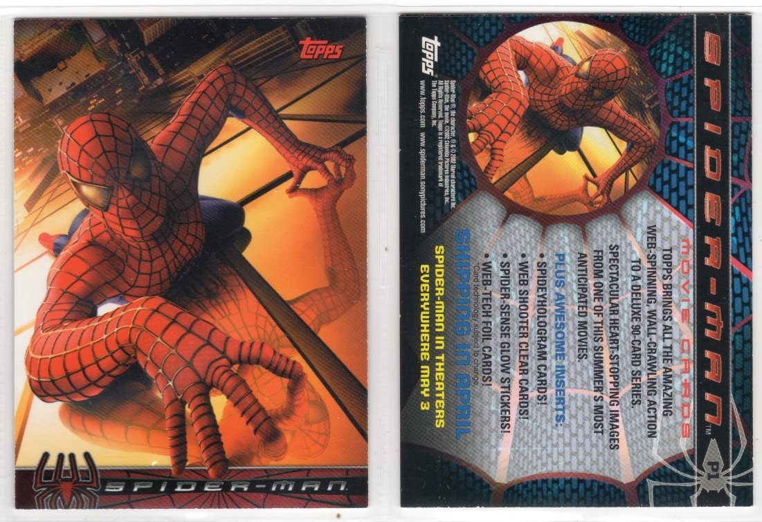 Promo- Spider-Man Movie (2002 Topps) #P1
