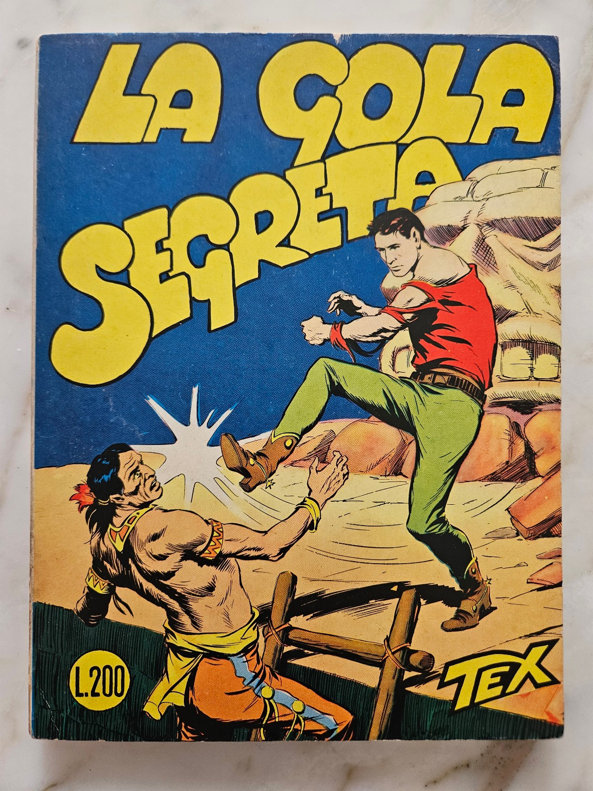 TEX GIGANTE L. 200  n.  14 - ed. Bonelli 1965 - edicola piccola - ottimo