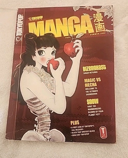 Tokyo Pop Manga Rivista Estate 2006 Dramacon Peach-Pit VG+ 