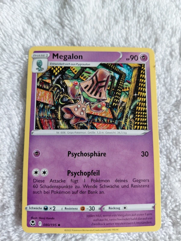 Pokémon Karte Megalon Einzelkarte Sammelkarte