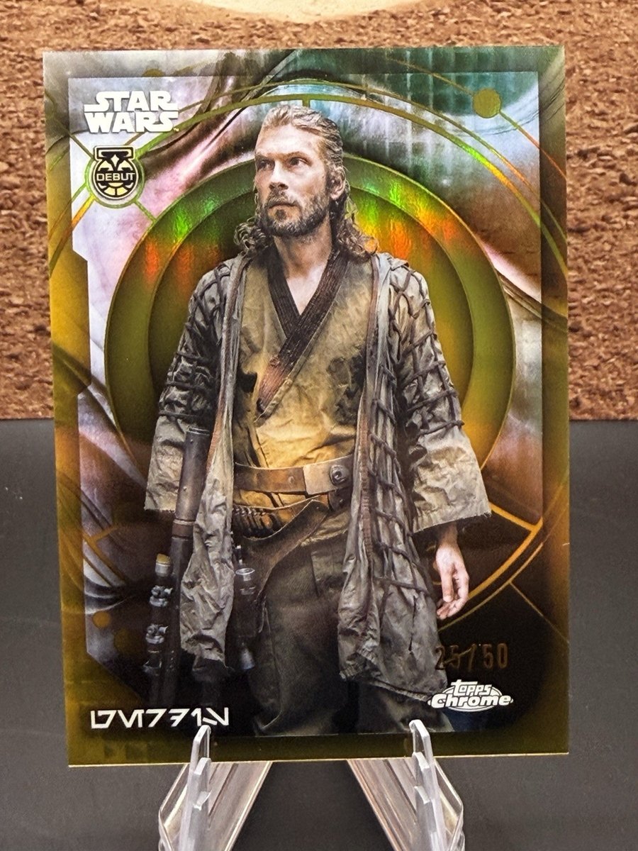 2026 Topps Chrome Star Wars Dagan Gera #DM-27 Gold Refractor /50 Jedi Survivor