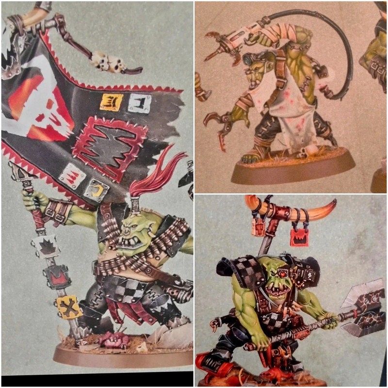 3 persos Orks Warhammer 40k Armageddon neuf
