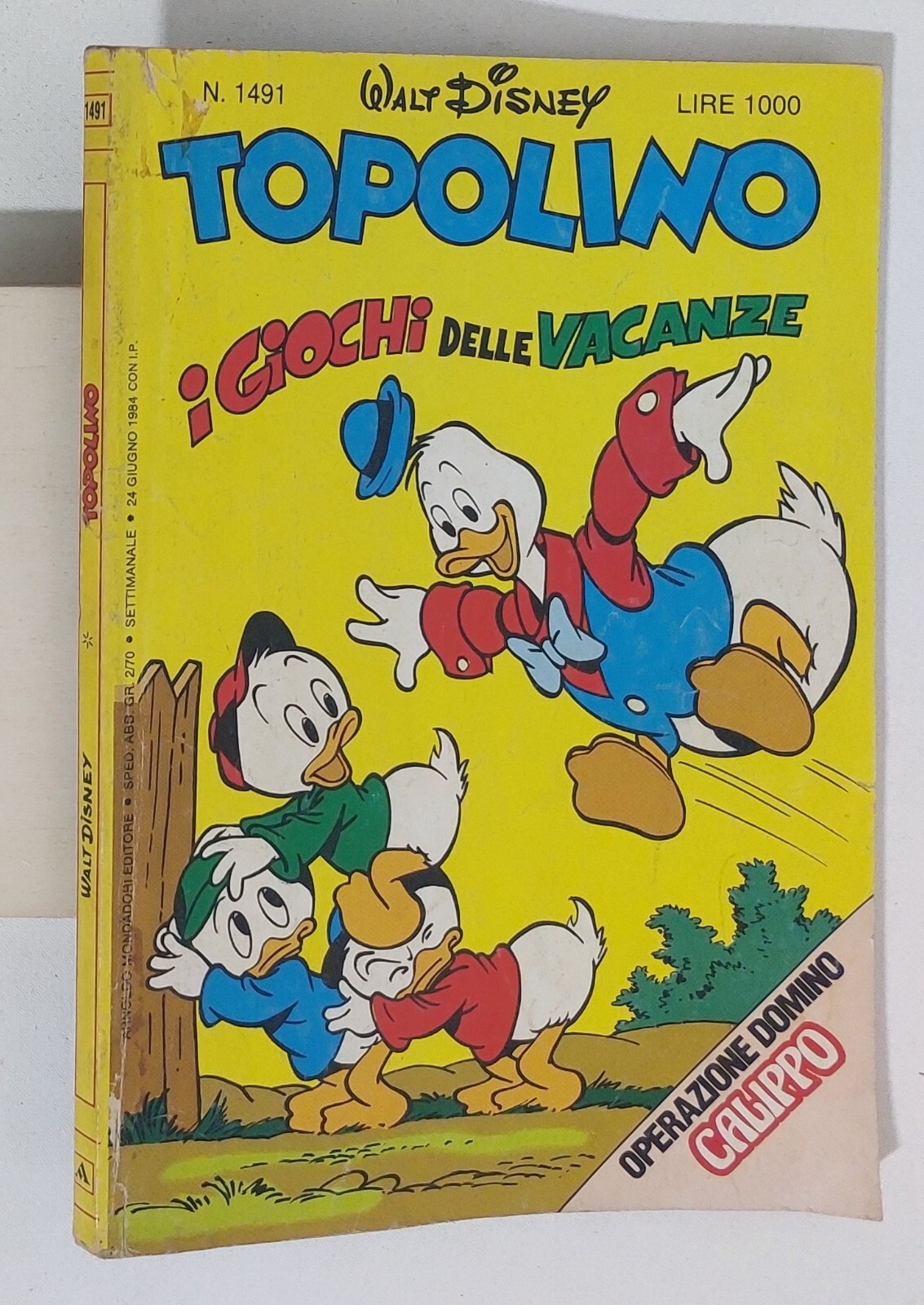 65076 TOPOLINO libretto n. 1491 - Mondadori 1984