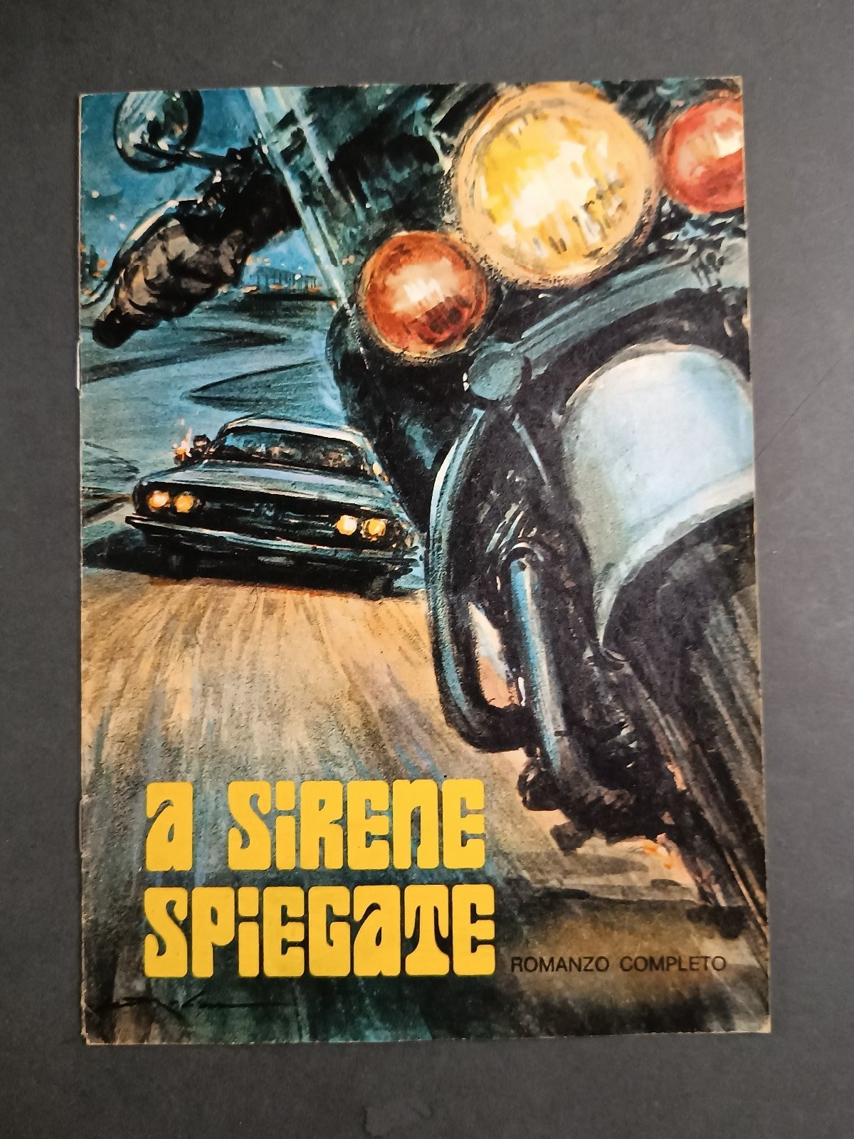 Fumetto A Sirene Spiegate Alt nella Notte Suppl Il Monello n 18 1971