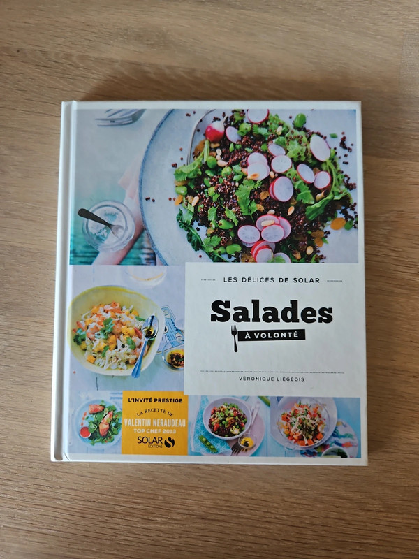 Livre de recettes Les délices de Solar,  salades à  volonté