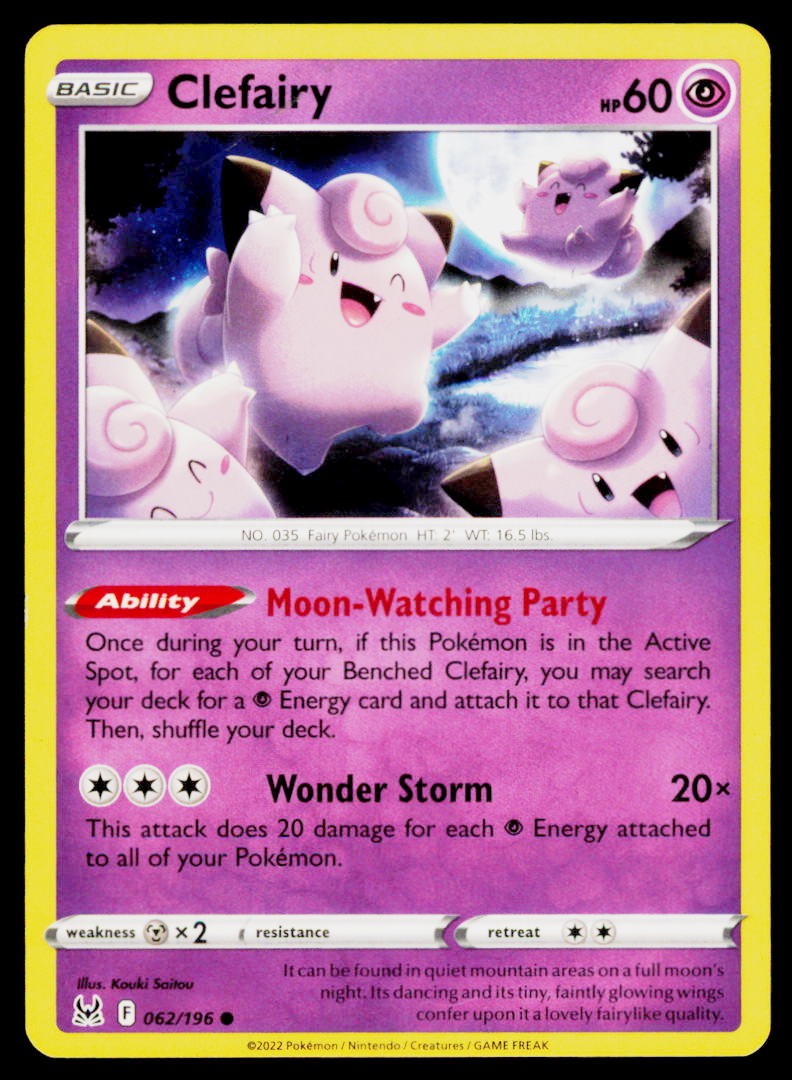 Clefairy Common SWSH11: Origine Perduta 062/196 MP