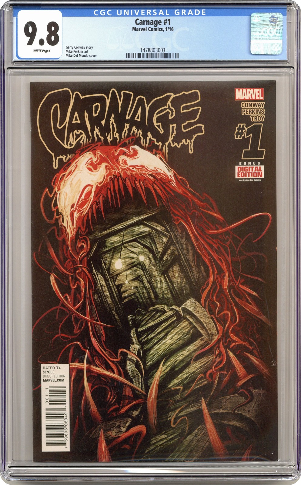 Carnage 1A Del Mundo CGC 9.8 2016 1478803003