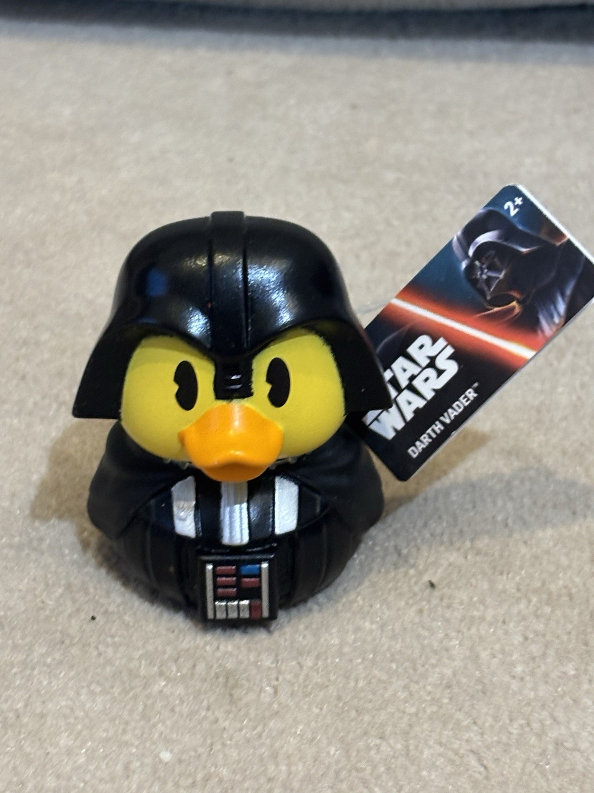 NEW, DISNEY STAR WARS- DARTH VADER - Rubber Duck - 2.5"