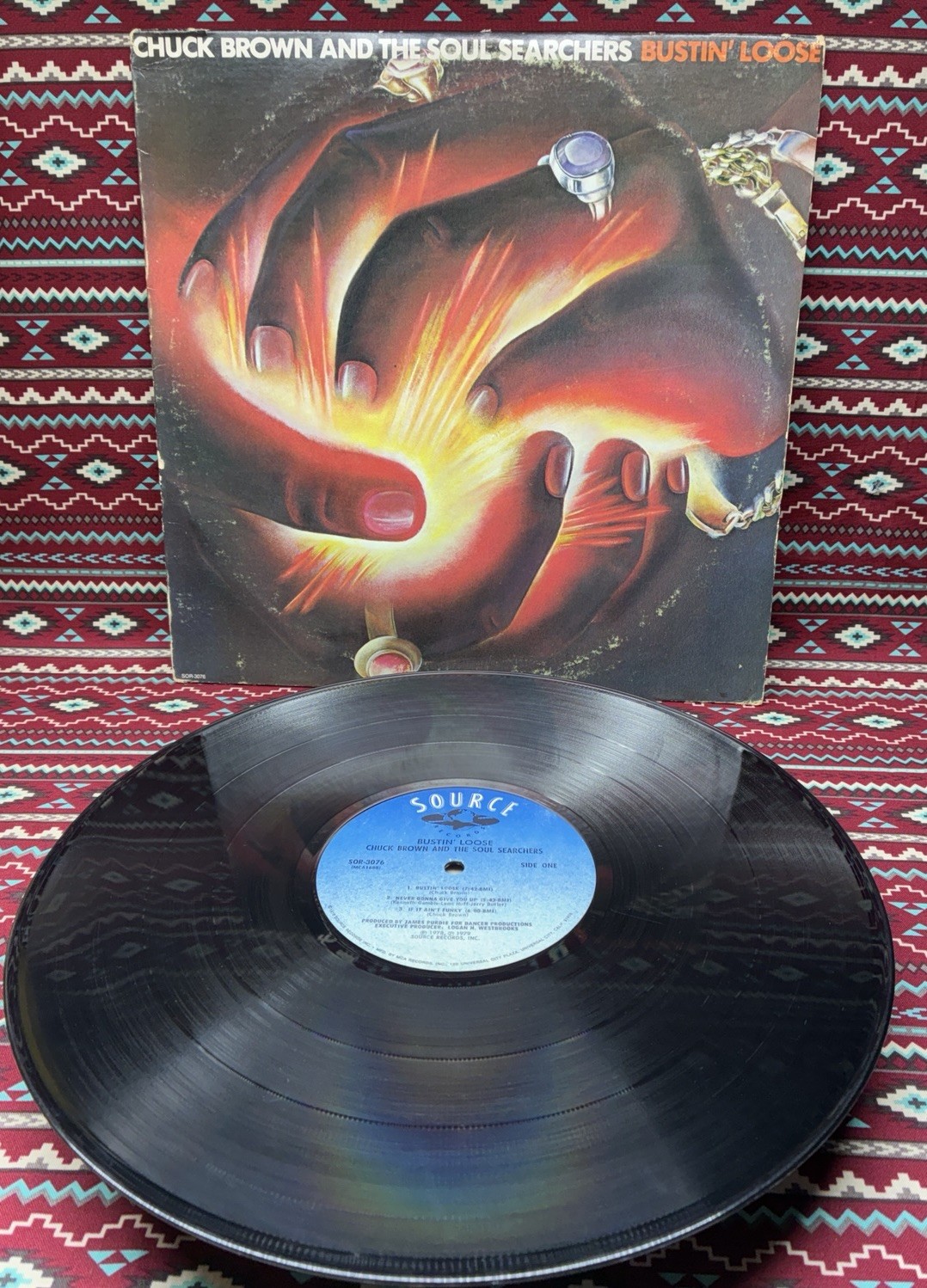 CHUCK BROWN & THE SOUL SEARCHERS - BUSTIN LOOSE LP 1979 GO-GO FUNK 1ST PRESS