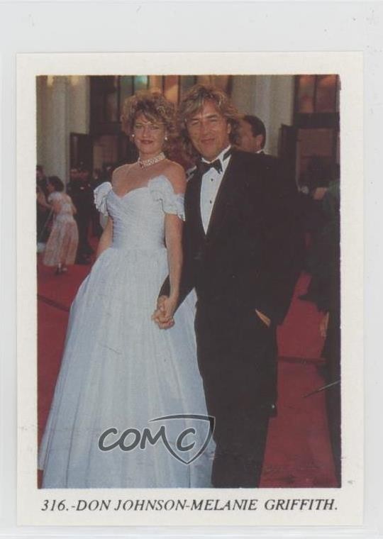 1992 Tele Cine stelle della musica e del cinema Melanie Griffith Don Johnson #316 0b3