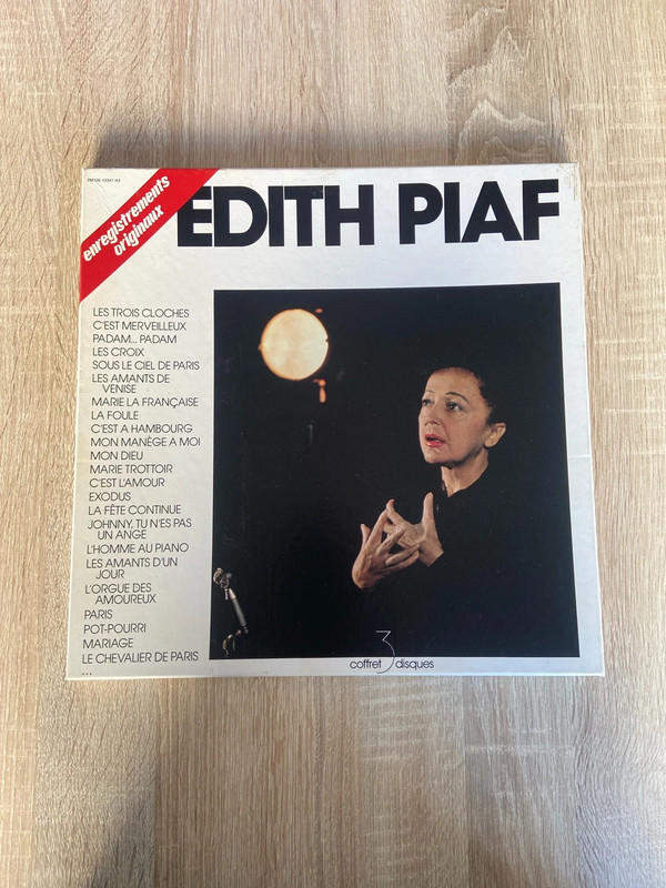 Coffret 3 vinyles Edith Piaf