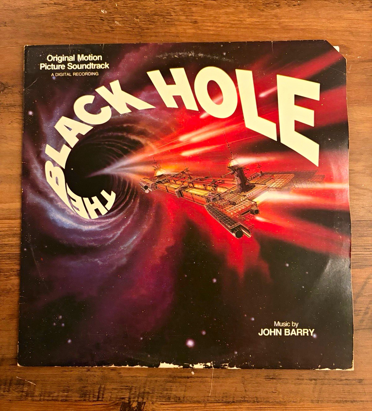 John Barry The Black Hole OST 12" Vinyl LP Buena Vista Digital Recording Stereo