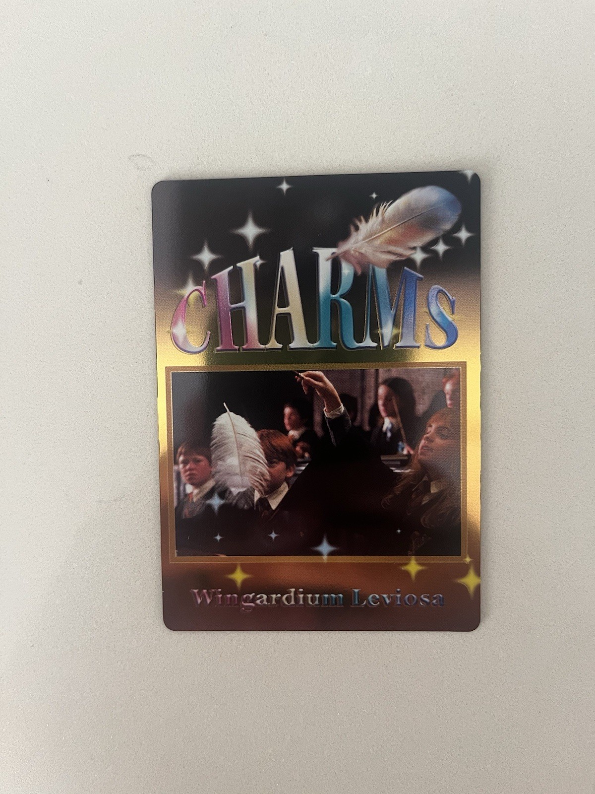 Panini Always Trading Cards Harry Potter Inserto ML5 Wingardium Leviosa P Gold