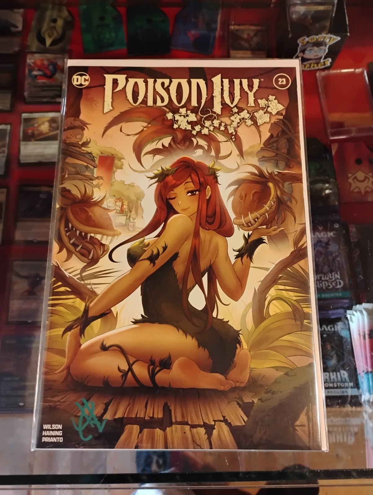 Poison Ivy #23 quasi nuovo Rachta Lin variante esclusiva firmata con certificato di autenticità