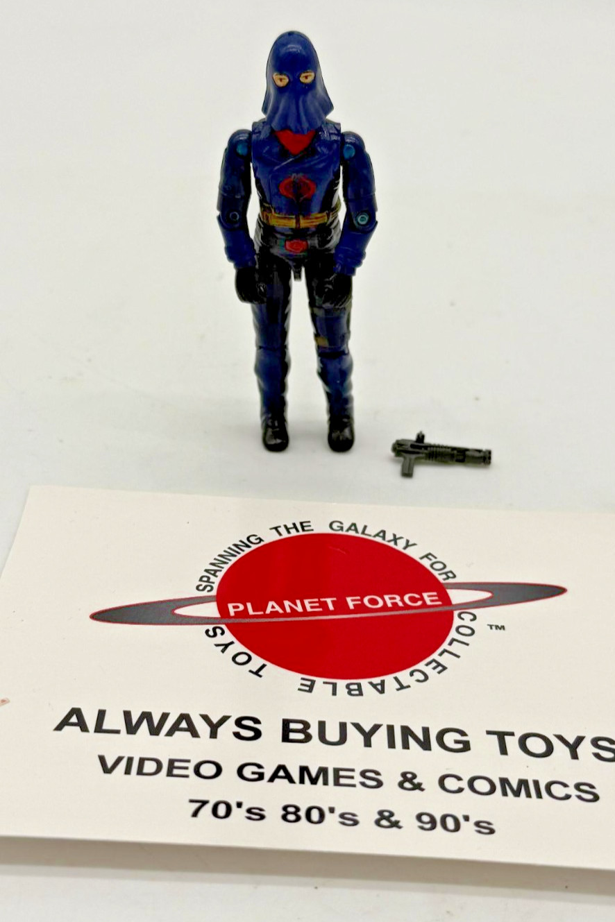 Figurina completa GI Joe con cappuccio Cobra Commander 1984