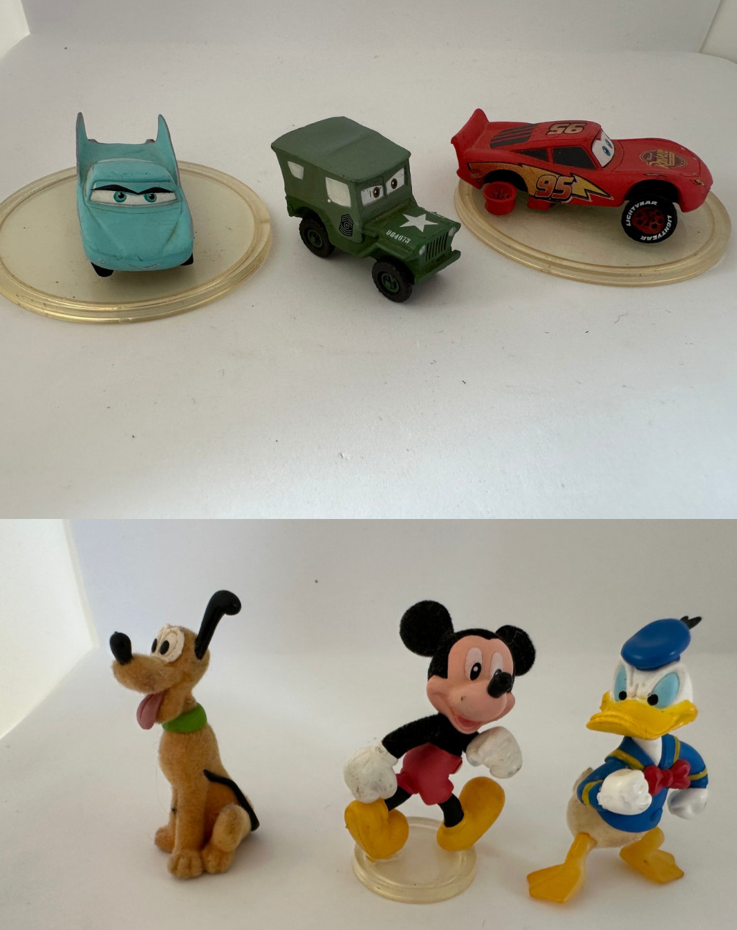 Bundle 6 x Personaggi Disney Micro World Topolino e Amici Saetta McQueen