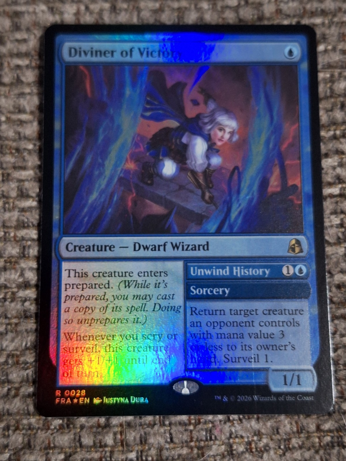 Diviner of Victory Foil Reality Fracture 0028 MTG Nm