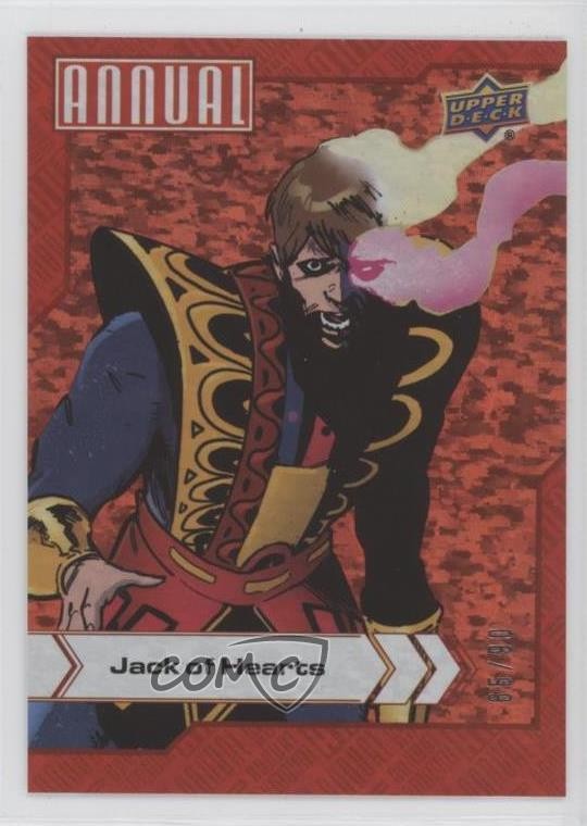 2022-23 Upper Deck Marvel Annual Red /90 Jack of Hearts #43 0ih4