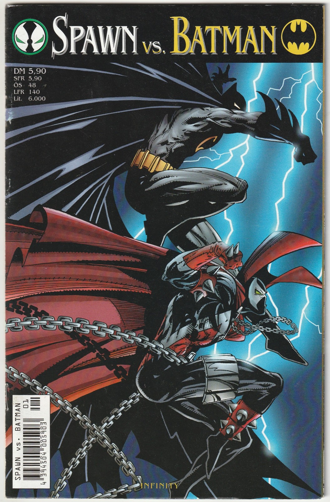 ✪ SPAWN VS. BATMAN, Infinity 1997 COMICHEFT TOP Z1
