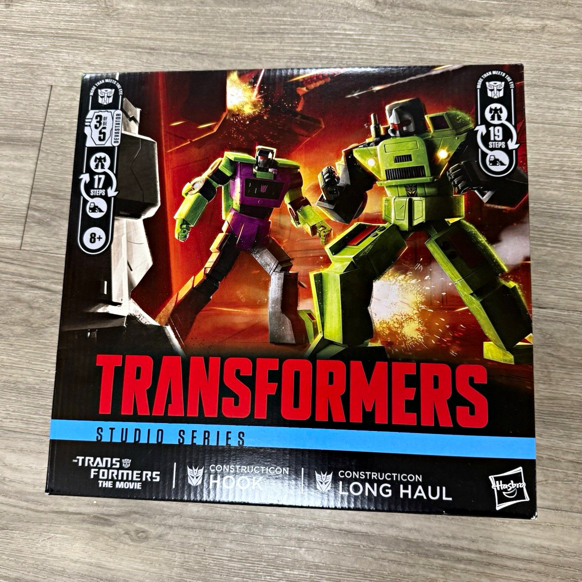 Hasbro Transformers Studio Series Constructicon Hook & Long Haul Set 8+