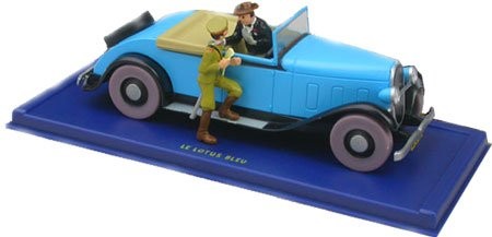 MOULINSART Tintin  "Convertible" From "The Blue Lotus" Scale Model 68 2017