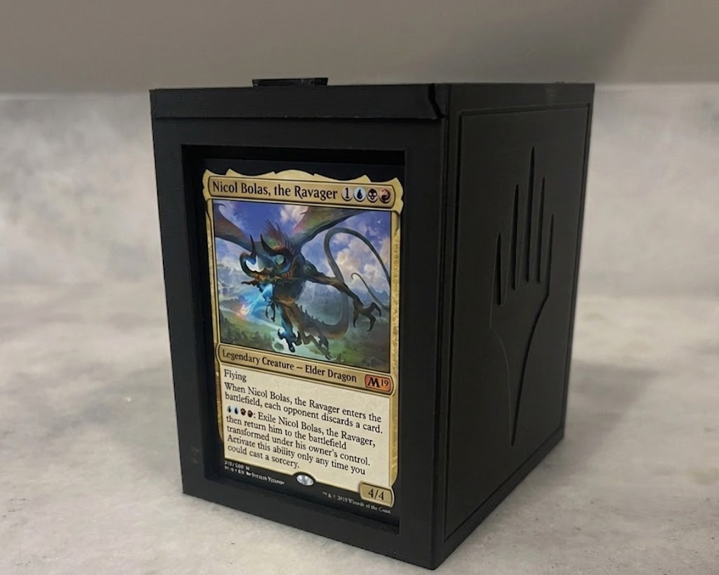 Mazzo Commander Personalizzato MTG EDH Nicol Bolas, The Ravager Deck Case Incluso