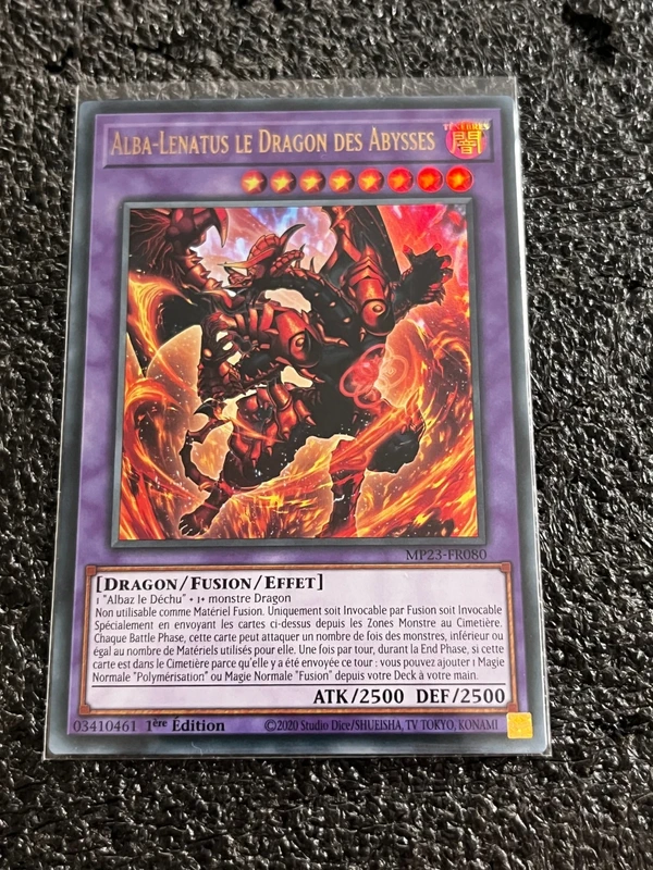 Carte yu gi oh Alba-Lenatus le Dragon des Abysses