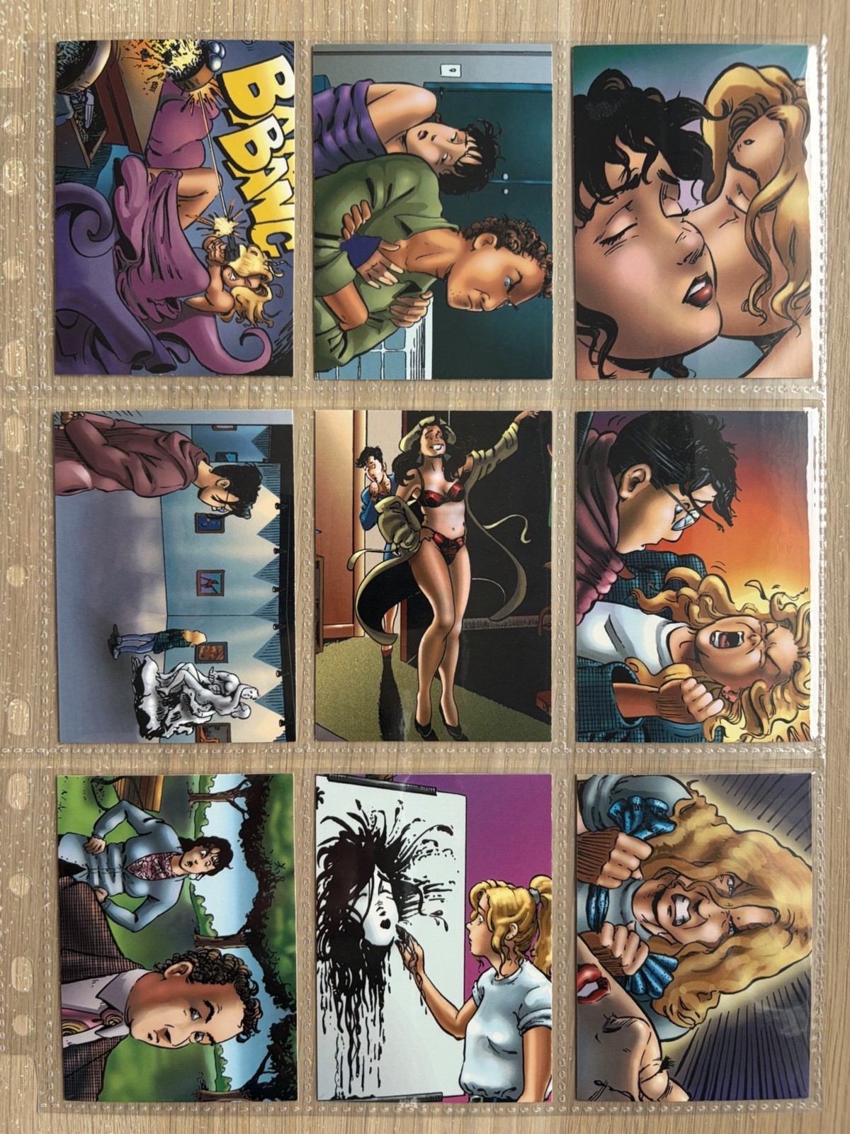 A Complete Set Of 90 Comic Images Trading Cards Strangers In Paradise
