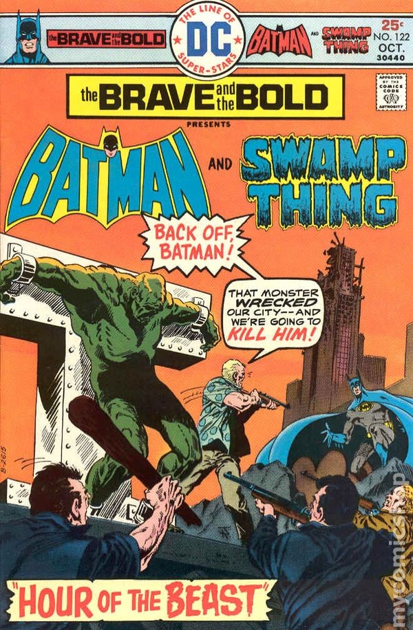 Brave and the Bold #122 VG- 3.5 1975 Immagine Stock Basso Grado