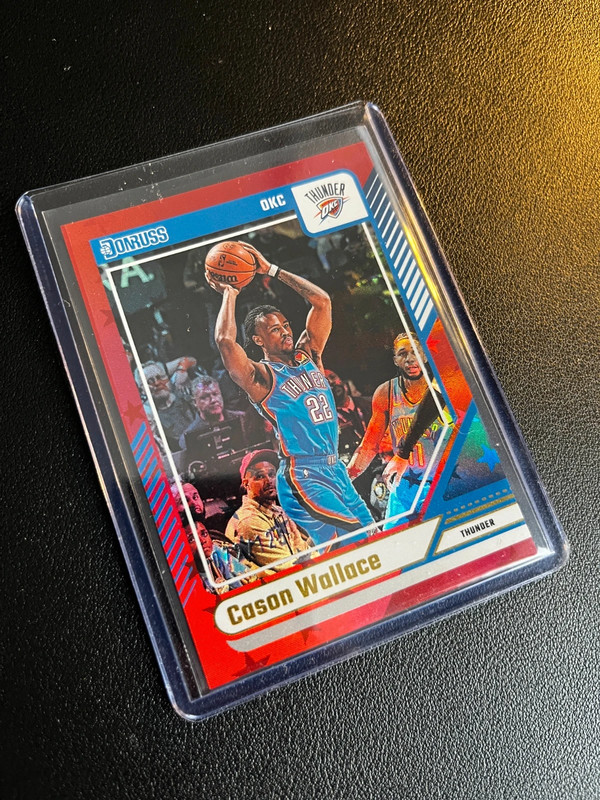 Cason Wallace - Red Star International /125 - 2024-25 Panini Donruss - OKC Thunder - NBA Card