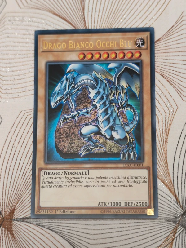 Drago bianco occhi blu prima edizione