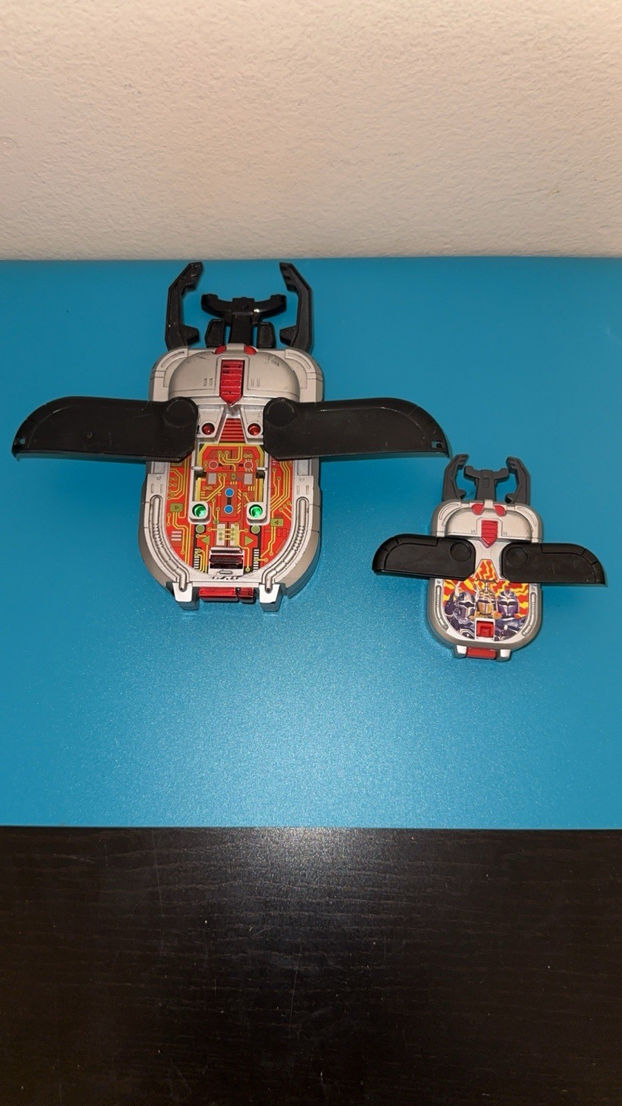 2 rare Bandai 1996 Saban's BeetleBorgs BeetleBonders works