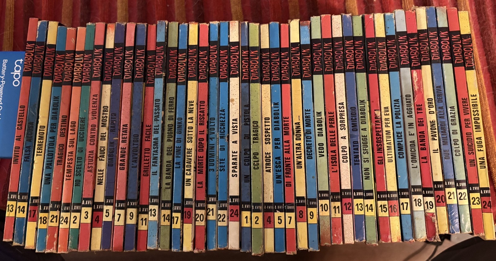 LOTTO 43 DIABOLIK ORIGINALI-ANNI XVI-XVII-XVIII