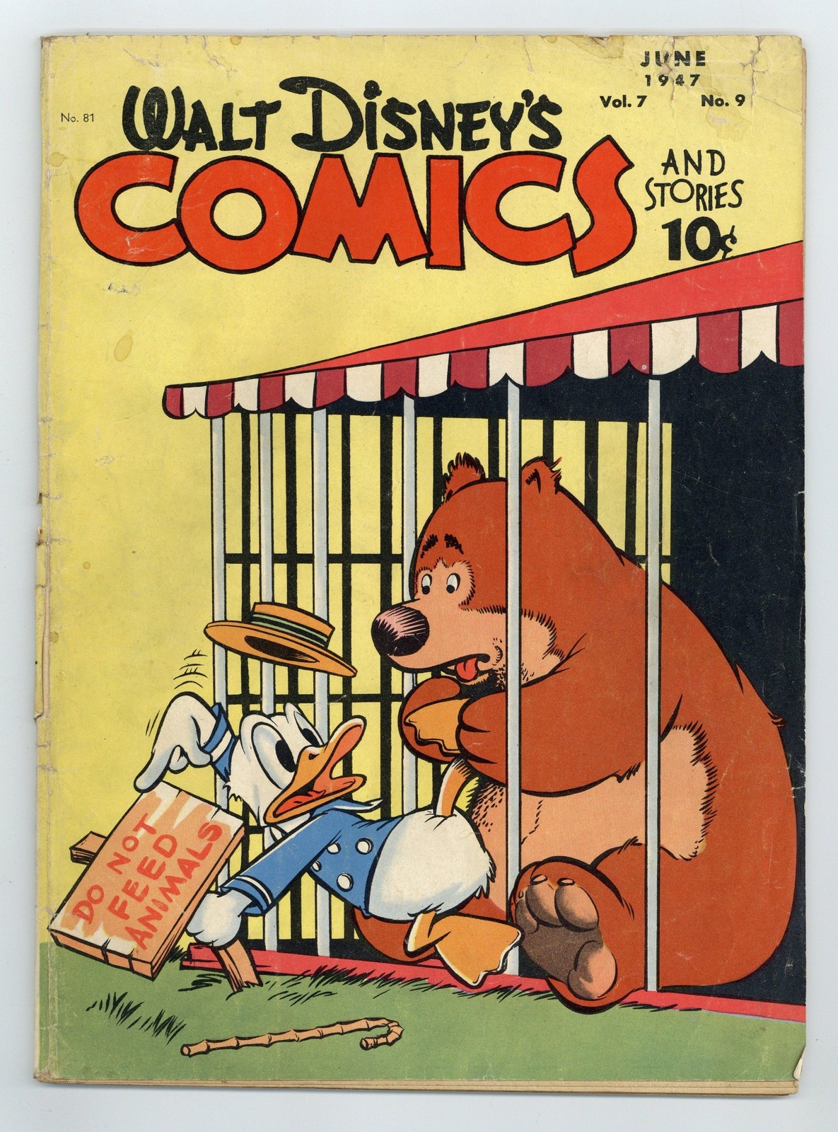Walt Disney's Comics and Stories #81 GD- 1.8 1947