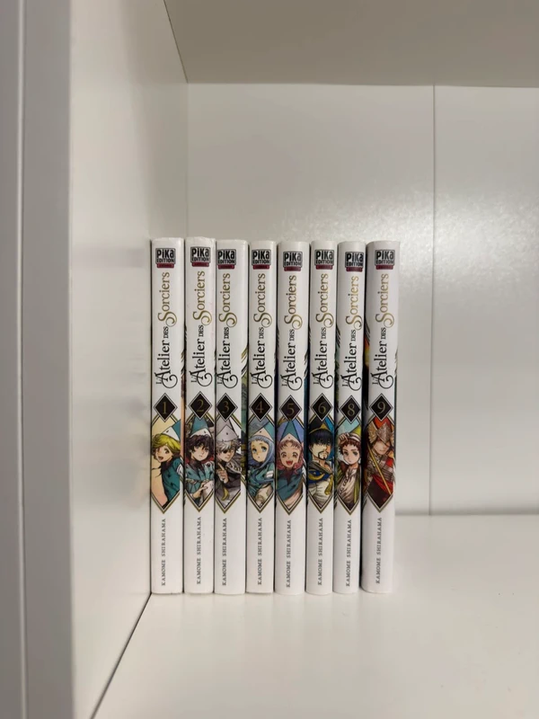 L’Atelier des Sorciers Tomes 1 à 9 sans Tome 7 – Manga VF – Très bon état