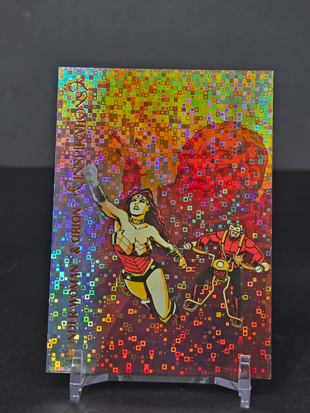 2026 UD Inspirations World of DC Pattern Foil Bronze Spectrum Wonder Woman /199