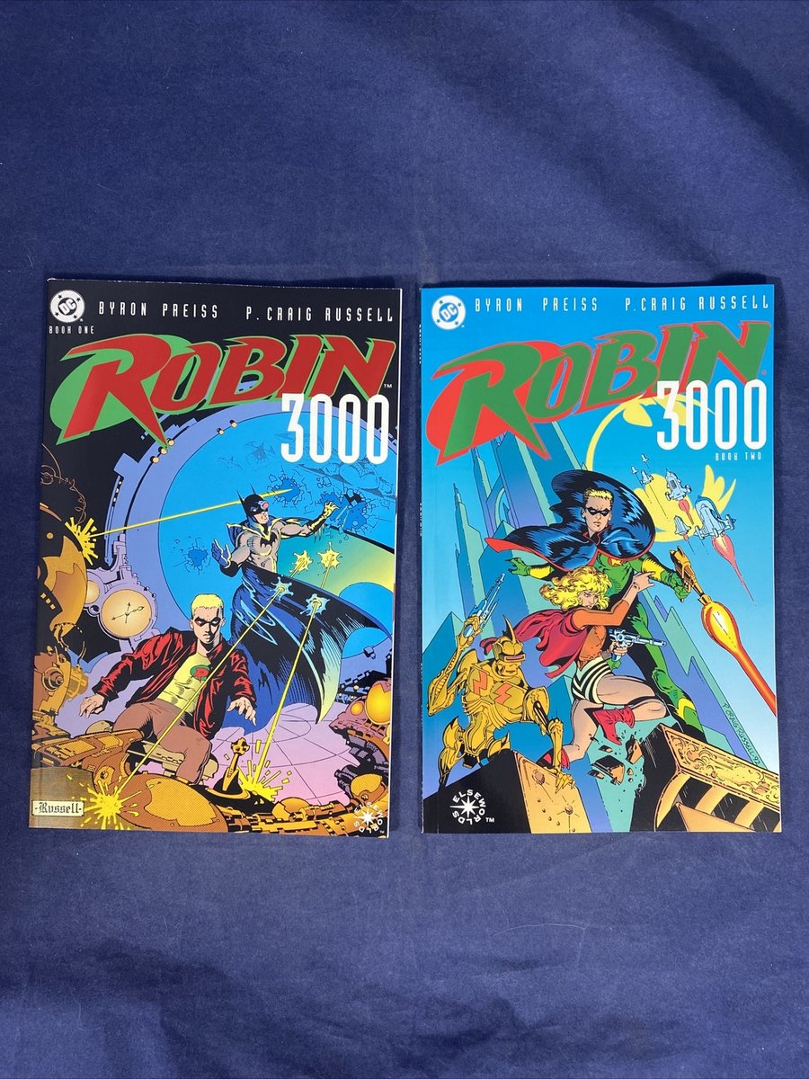Robin 3000 libro 1 e 2 DC Comics di Byron Preiss 1992