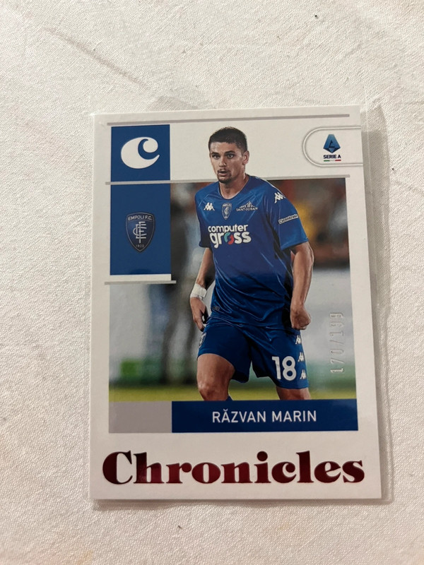 Carte foot panini marin 170/99