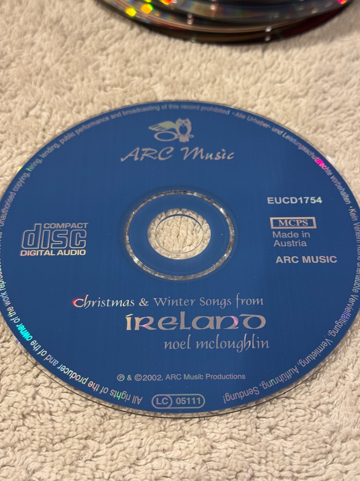 Noel McLoughlin - Christmas and Winter Songs from Ireland - CD ONLY IN GOOD COND