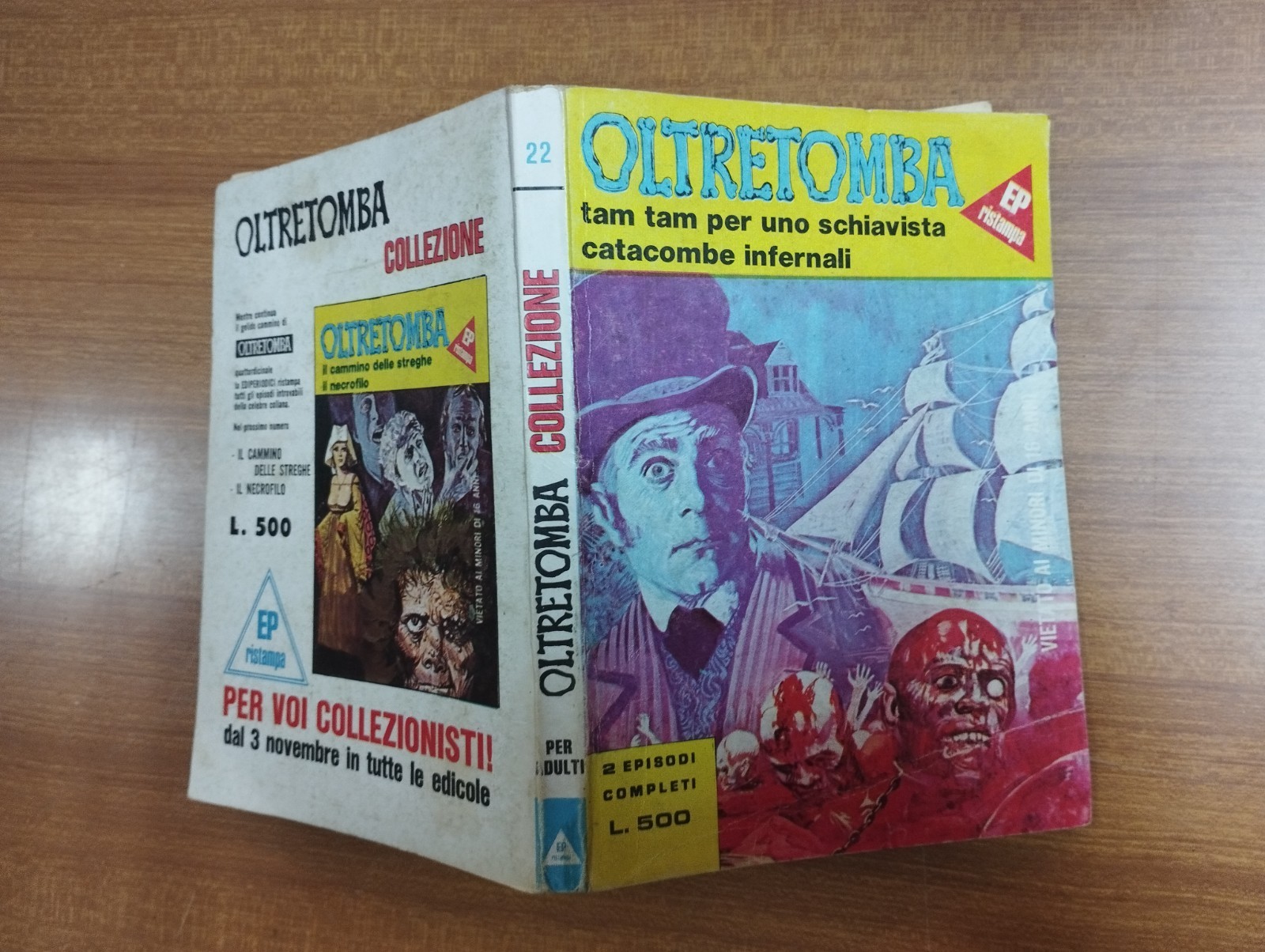 "OLTRETOMBA COLLEZIONE" - FUMETTO N. 22 DELL' OTTOBRE 1978 - EDIZ. EDIPERIODICI