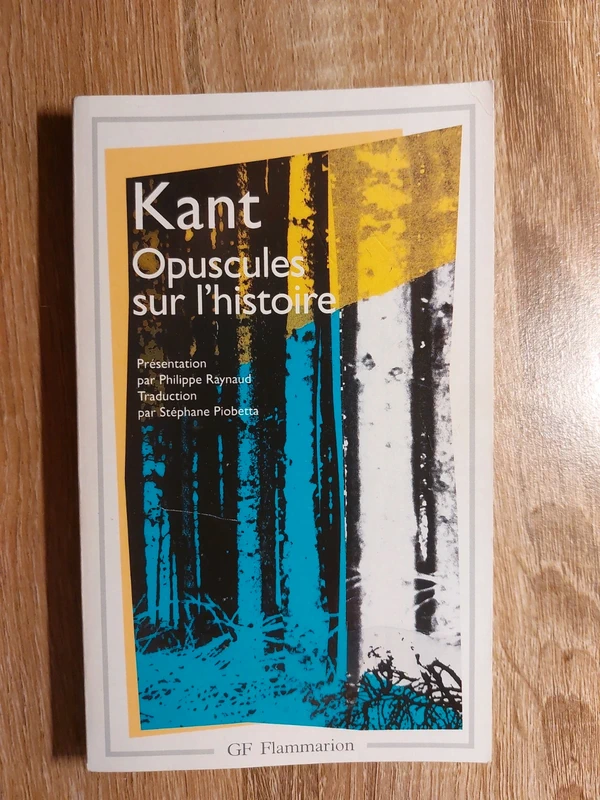 Opuscule sur l'histoire Kant